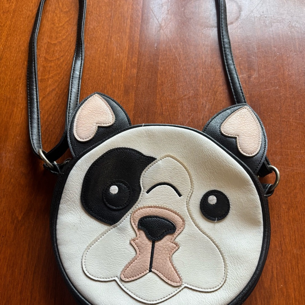 Cute Dog Face Crossbody Bag